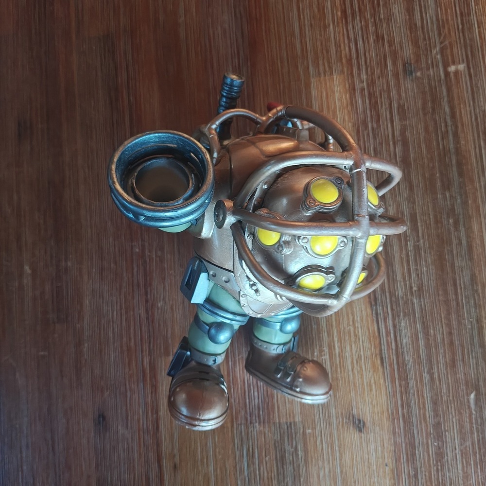 Funko Pop! Games Bioshock Big Daddy #65 6" DAMAGED Missing Drill‎ ZC3
